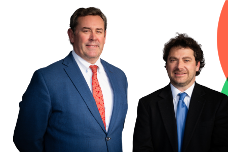 Ball Brothers Foundation President & CEO Jud Fisher (left) and Nate Howard, Executive Director of the Muncie Land Bank (right), attended a recent event highlighting major redevelopment momentum in Muncie’s Old West End.